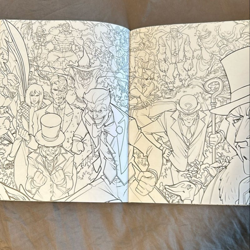 DC Super-Villains: the Official Coloring Book