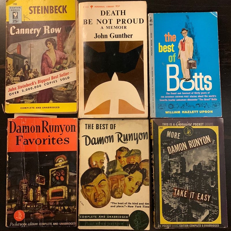 Collection of Vintage PocketBook and other from 1940-60s