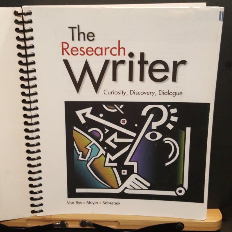 The Research Writer, Spiral Bound Version