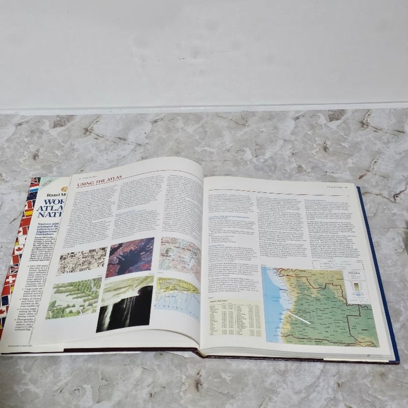 World Atlas of Nations Rand McNally Hardcover Great condition 