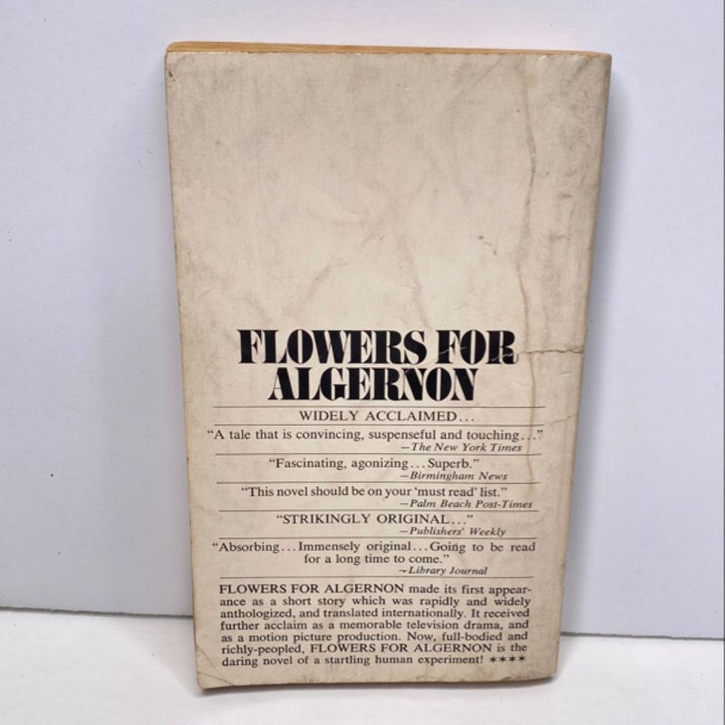 Flowers for Algernon