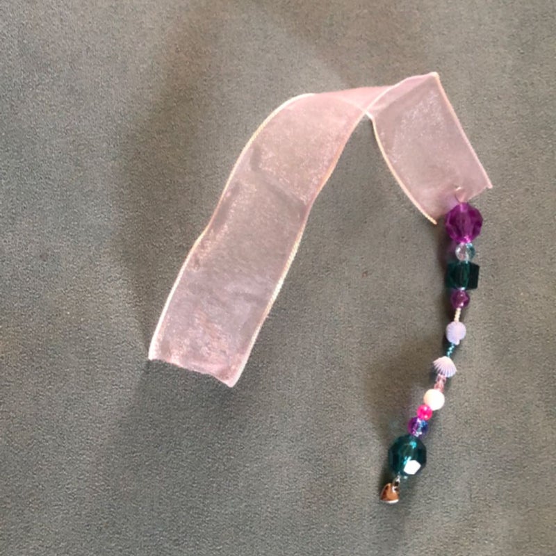 Handmade mermaid inspired book mark