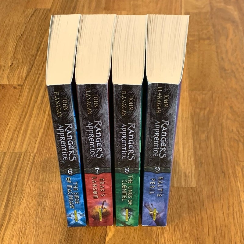 LOT OF 4 The Ranger’s Apprentice (Books 6-9)