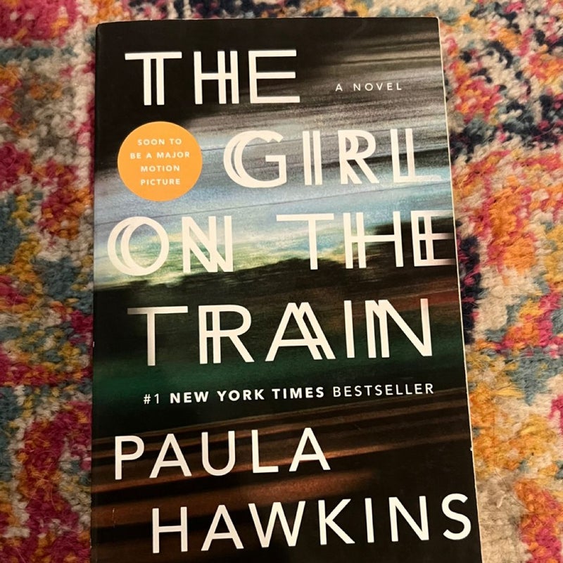 The Girl on the Train: A Novel Paperback  By Paula Hawkins VG