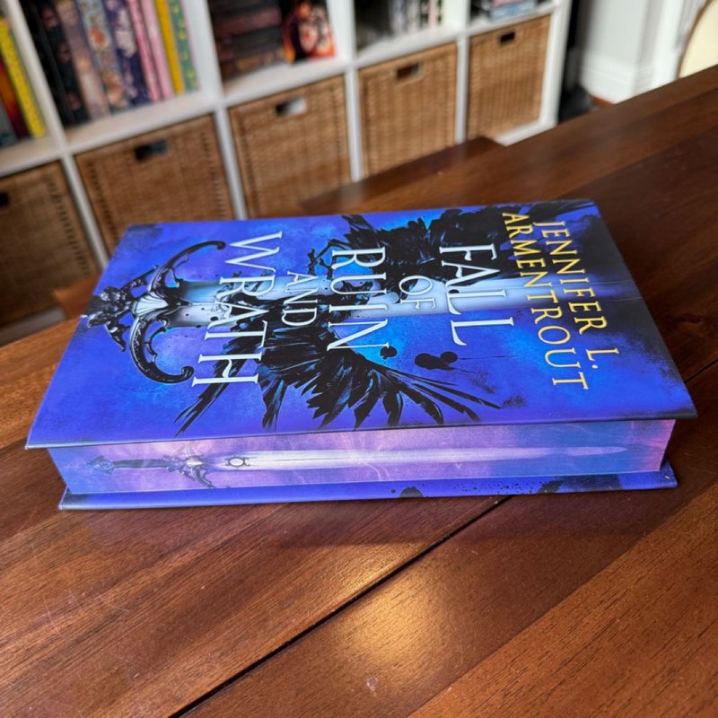 Fairyloot Exclusive Edition of Fall of Ruin and Wrath by Jennifer L Armentrout