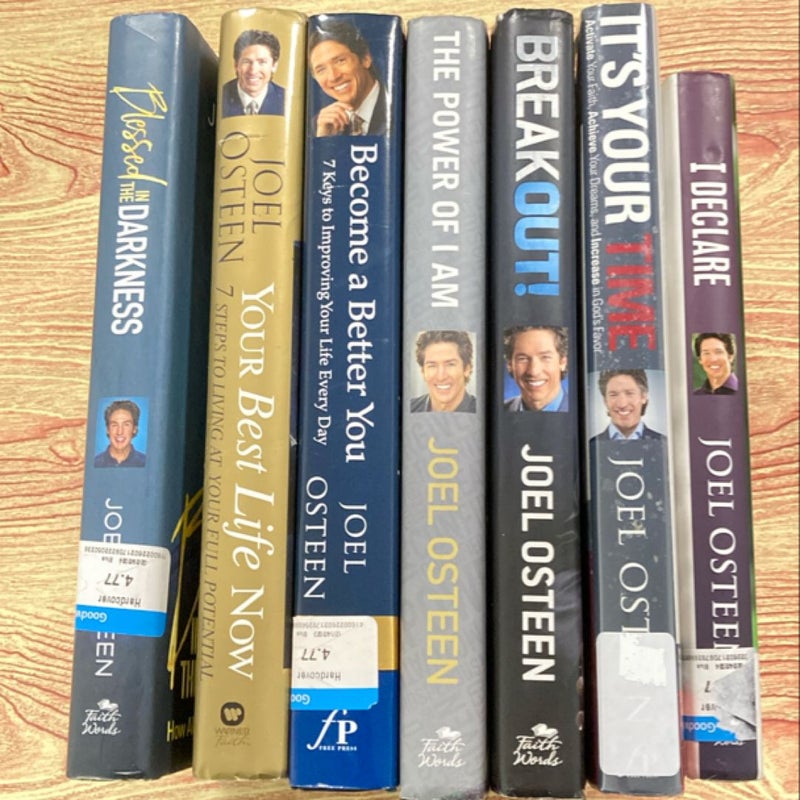 Joel Osteen collection - 7 books