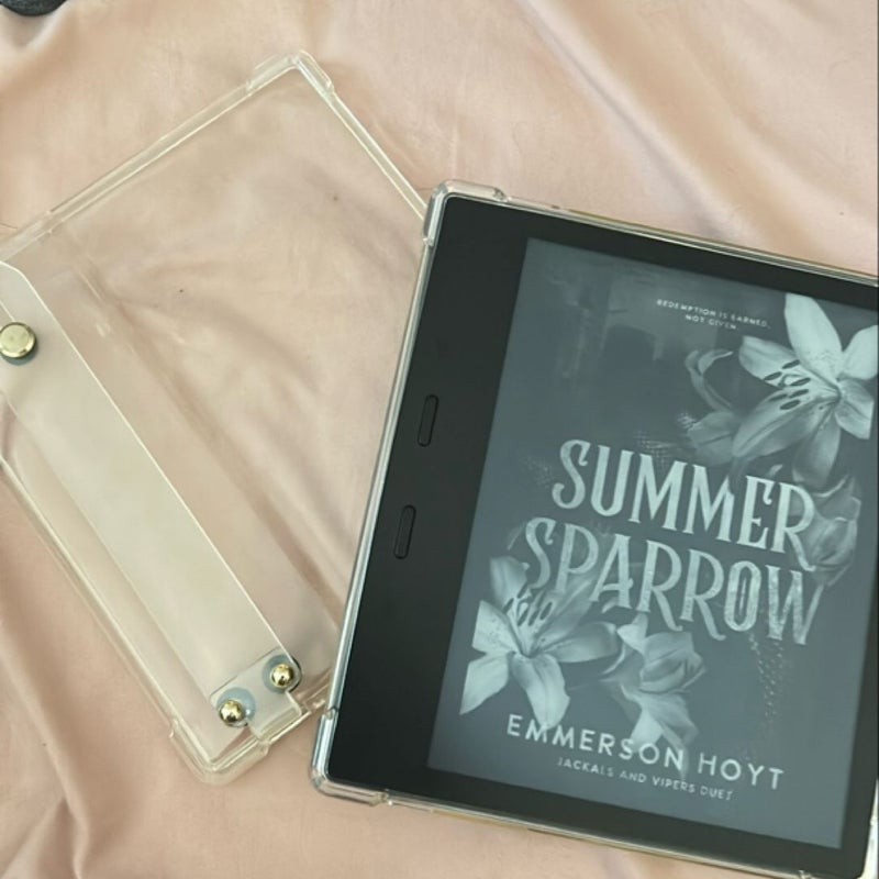 Kindle Oasis 9th Generation with 2 clear cases