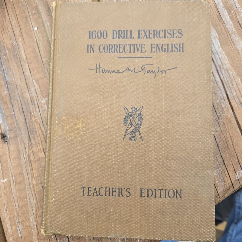 1600 Drill Exercises In Corrective English 