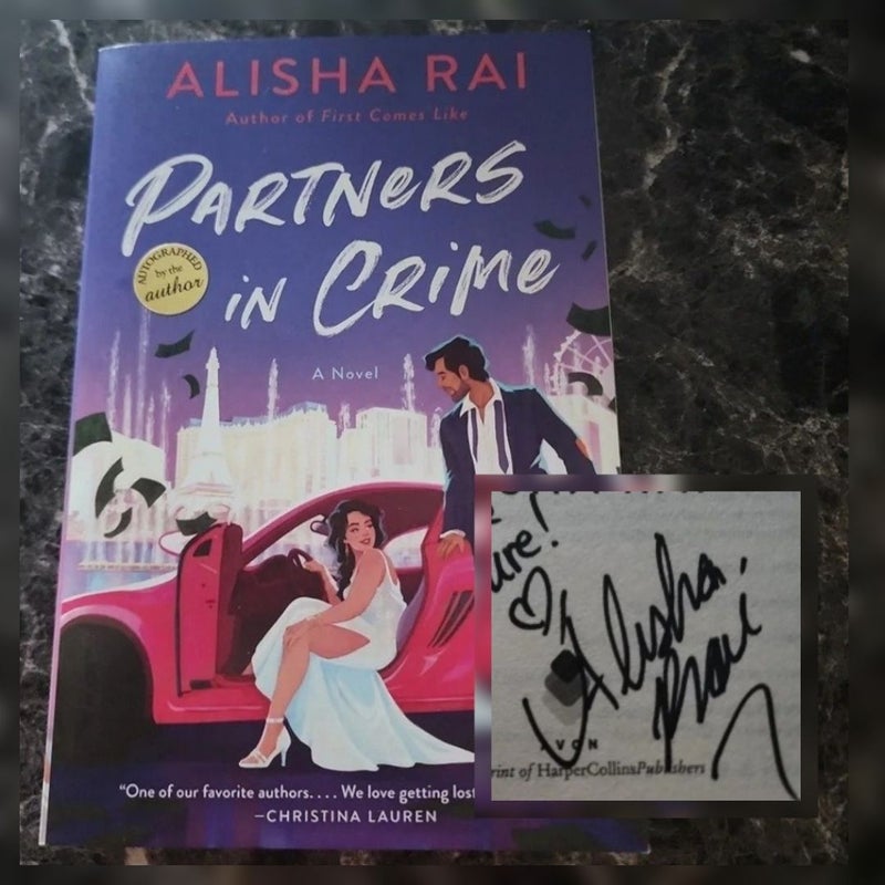 Partners in Crime Signed Book