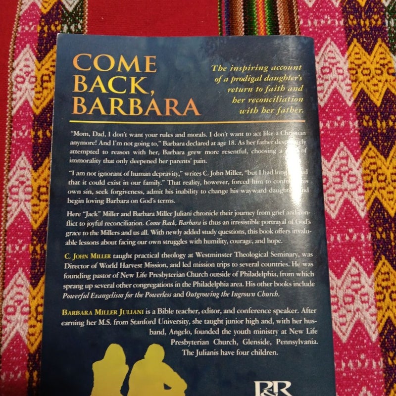 Come Back, Barbara A1