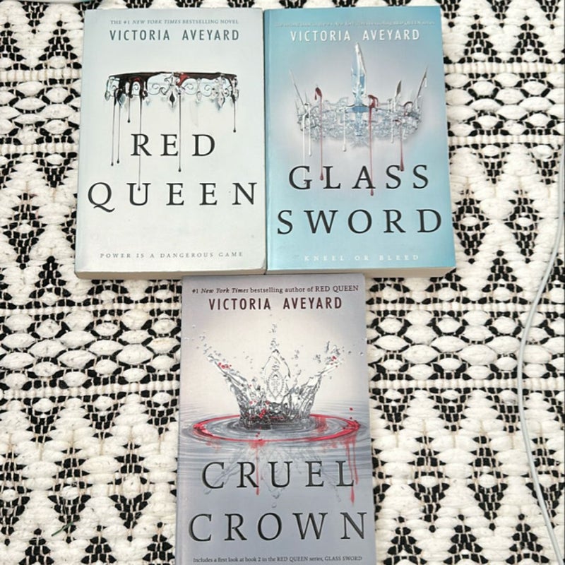 Cruel Crown, Red Queen, Glass Sword