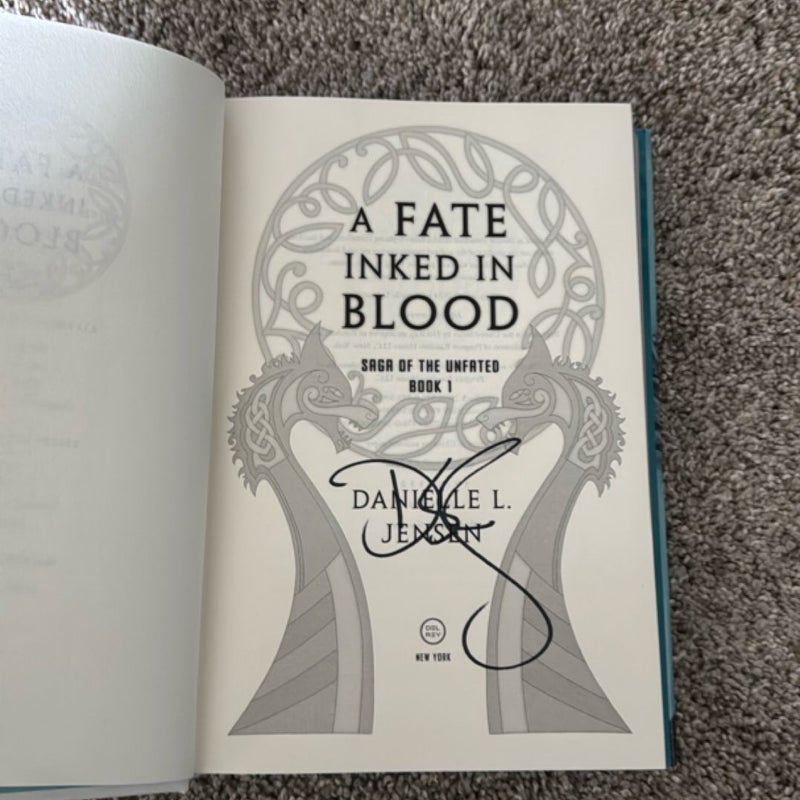 SIGNED A Fate Inked in Blood