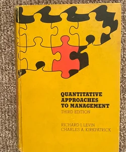 Quantitative Approaches to Management