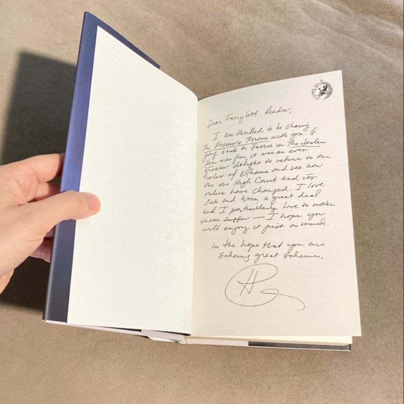 The Prisoner’s Throne (digitally signed FairyLoot edition)