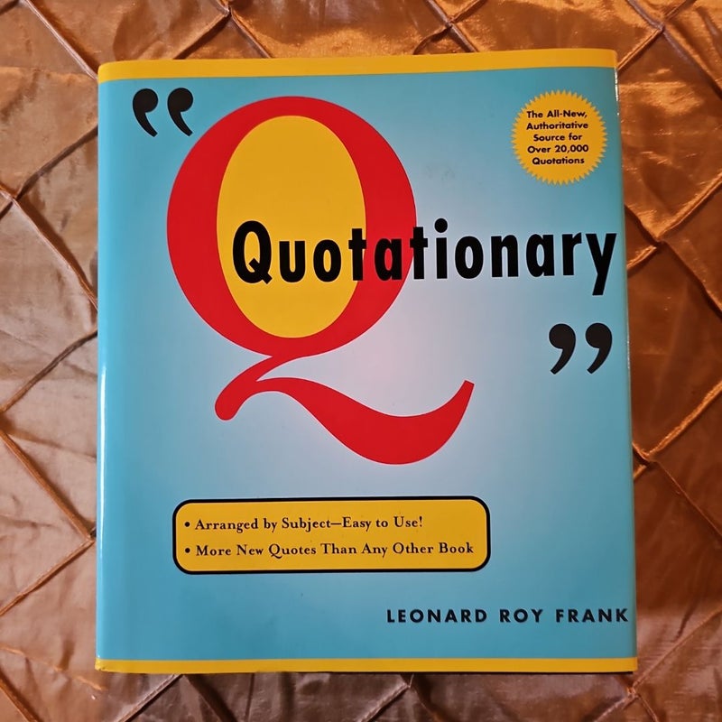 "Quotationary"
