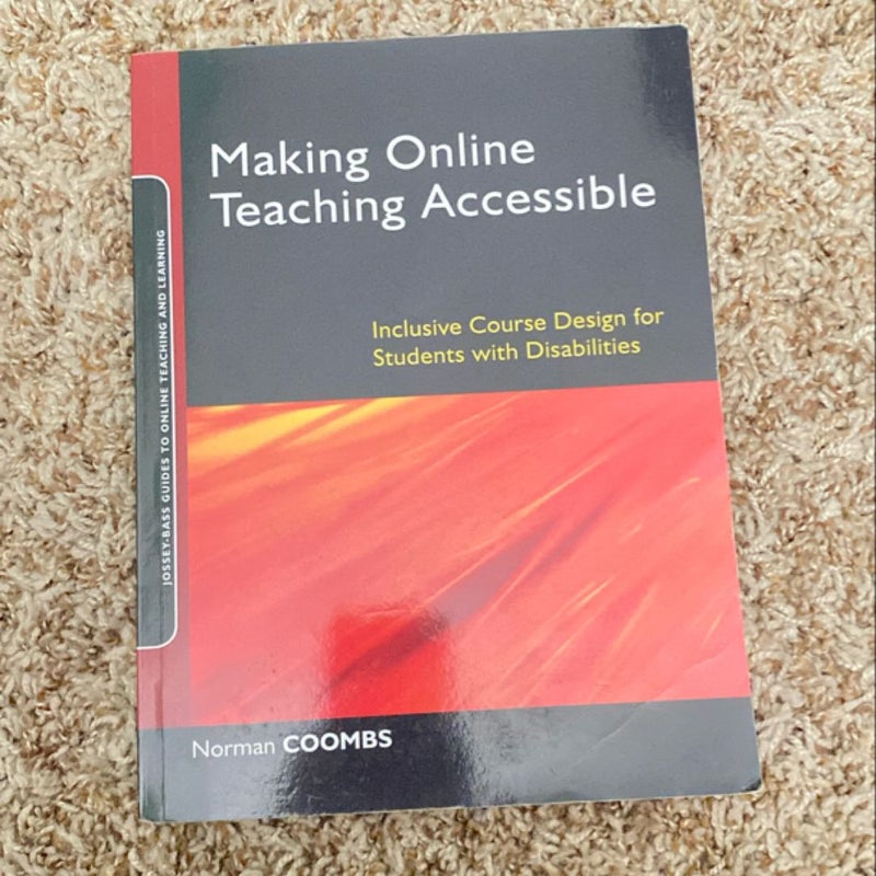 Making Online Teaching Accessible