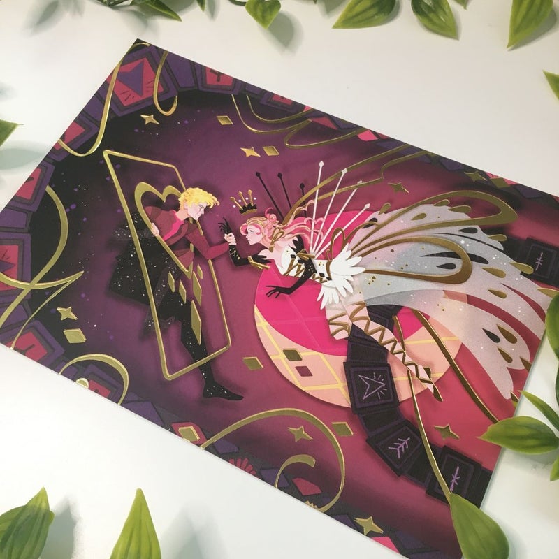 Once Upon a Broken Heart Foiled Art Print FairyLoot Exclusive (Jacks & Evangeline) 