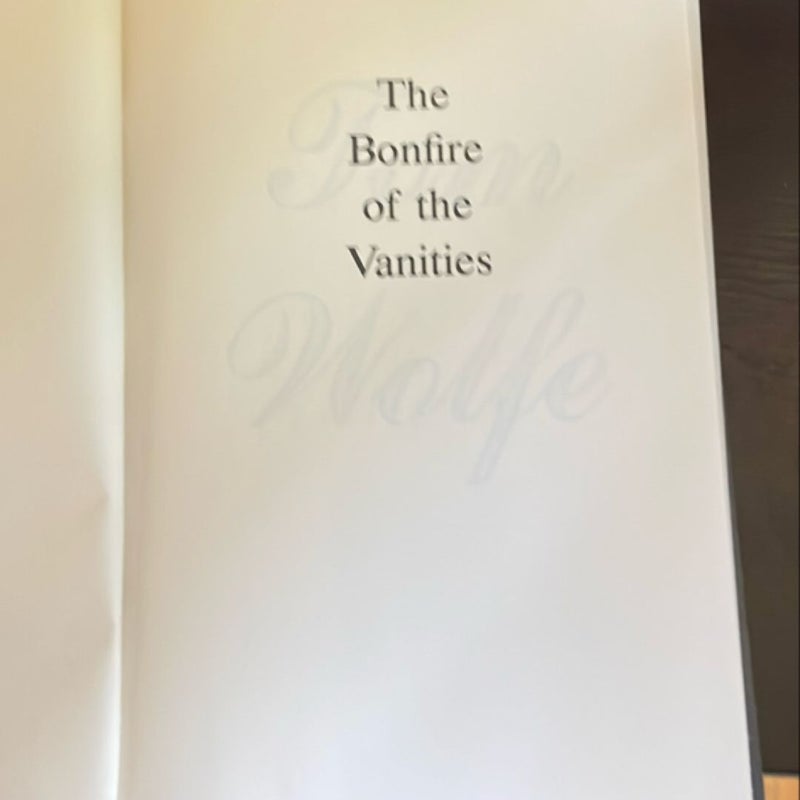 The bonfire of the vanities