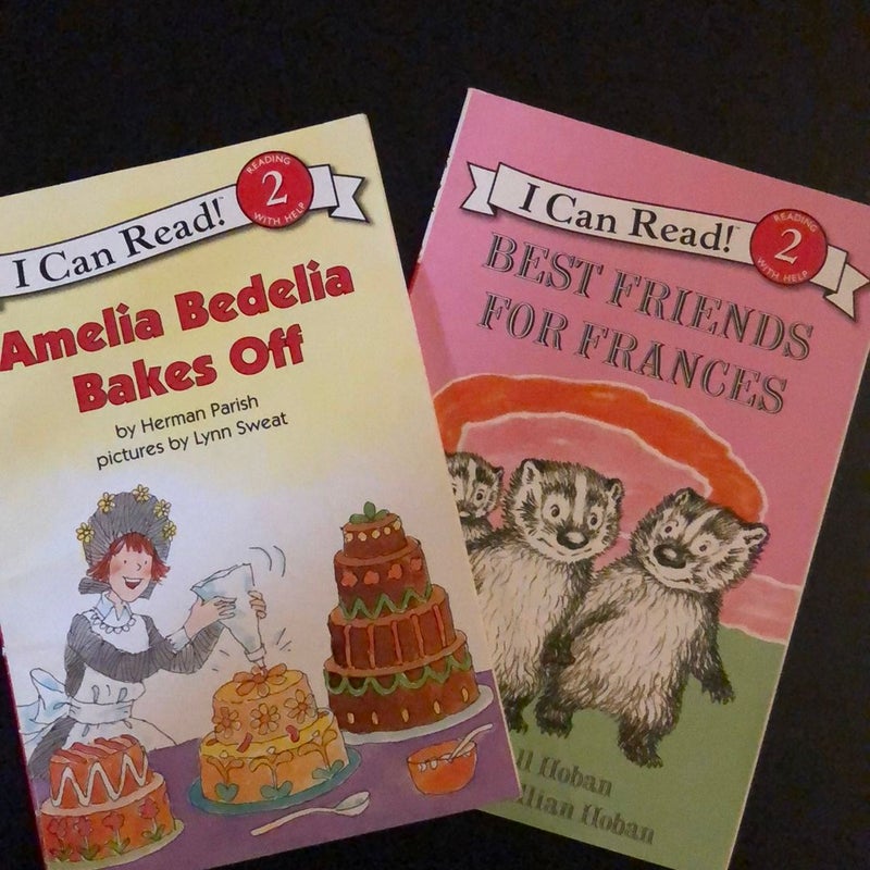 2 Books including Amelia Bedelia Bakes Off / Level 2