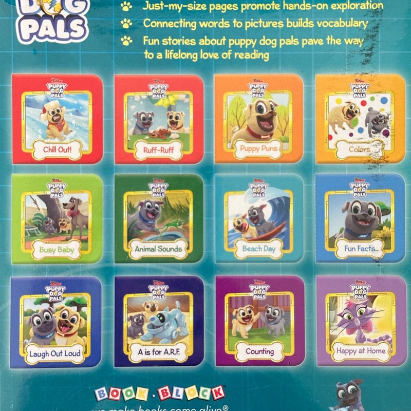 Disney Puppy Dog Pals Board Book Set, 12 Mini Board Books, NEW (Board Books)