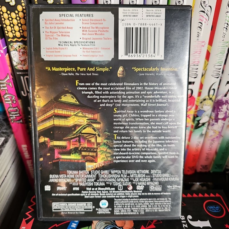 Spirited Away Anime DVD