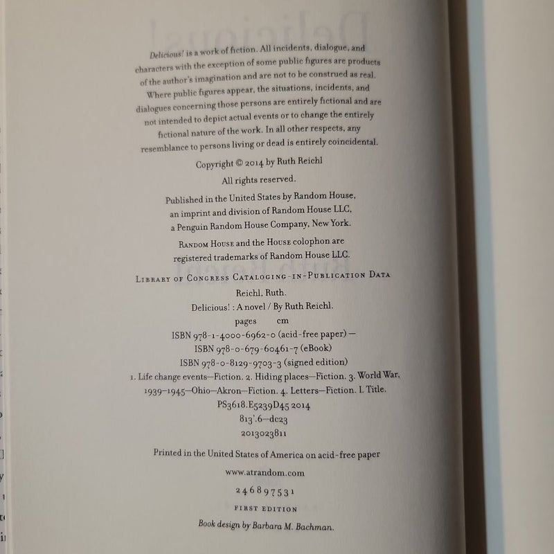 Delicious! (2014 First Edition)
