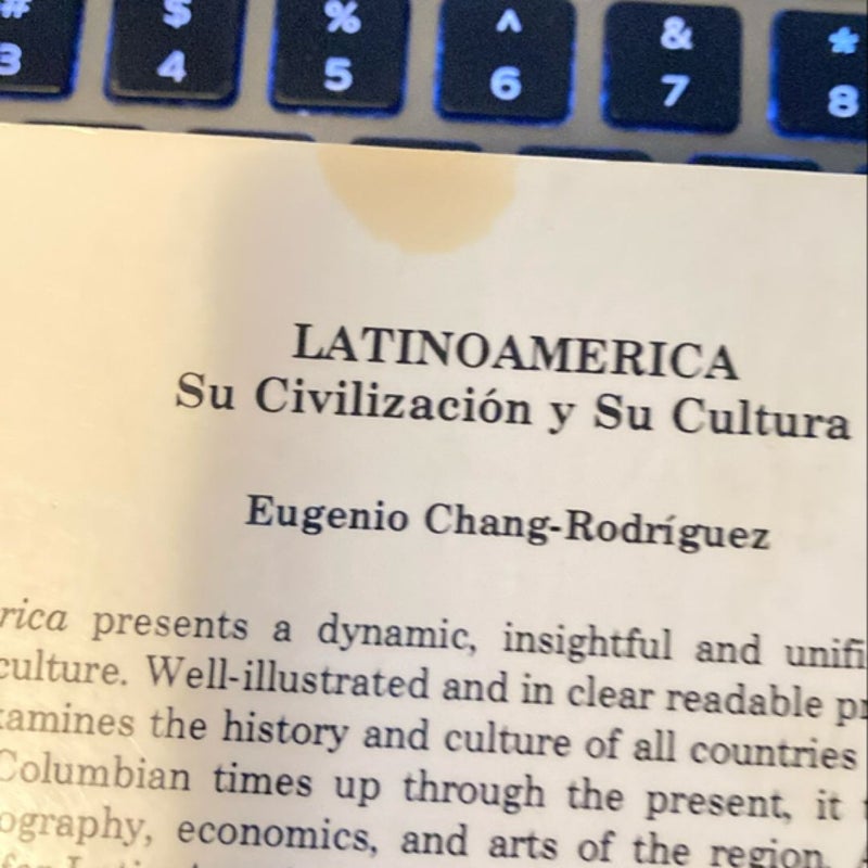 Latinoamérica, Su Civilización y Su Cultura