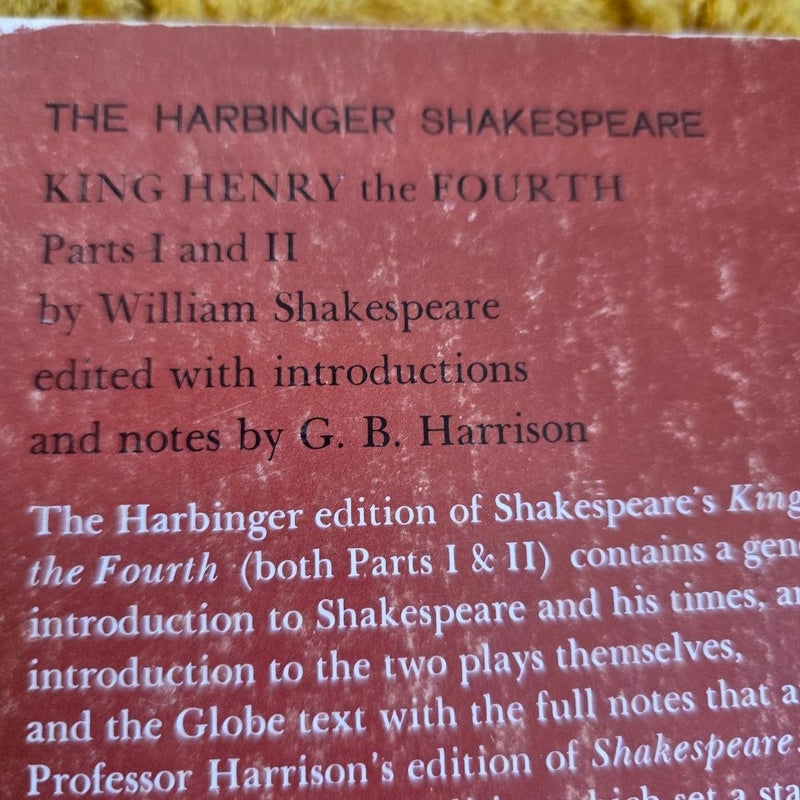 King Henry the Fourth Parts I and II