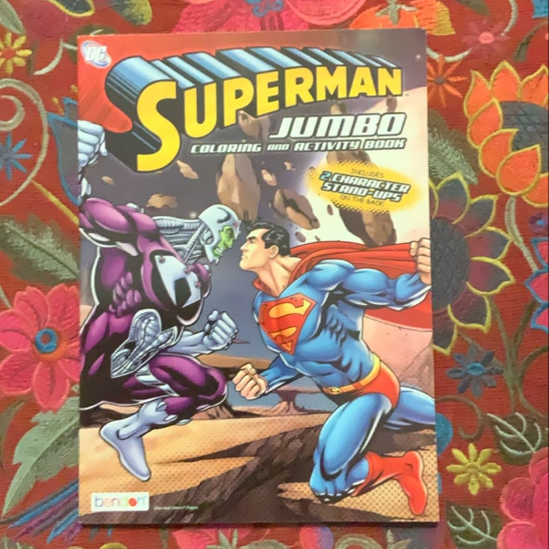 Superman JUMBO Coloring & Activity Book