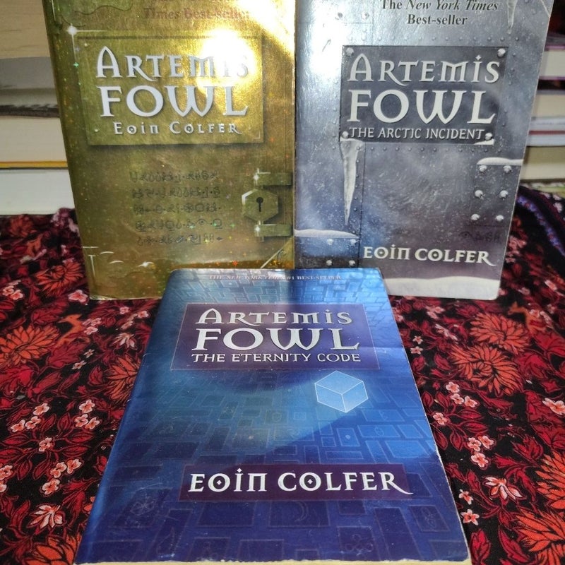 Artemis Fowl Book Lot of 3