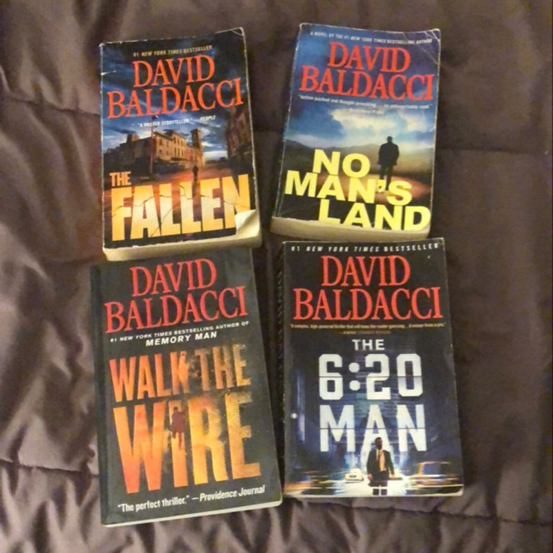 David Baldacci 4 Book Combo