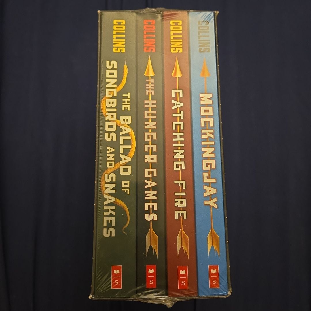 Hunger Games 4-Book Hardcover Box Set (the Hunger Games, Catching Fire, Mockingjay, the Ballad of Songbirds and Snakes)