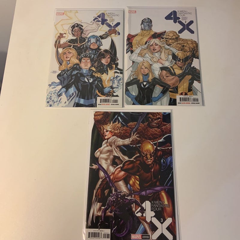 X-men + Fantastic Four Issues 1-3