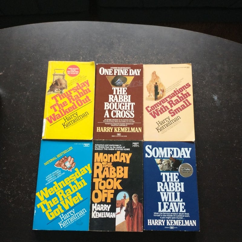 Harry Kemelman Rabbi Series Bundle-Six Books