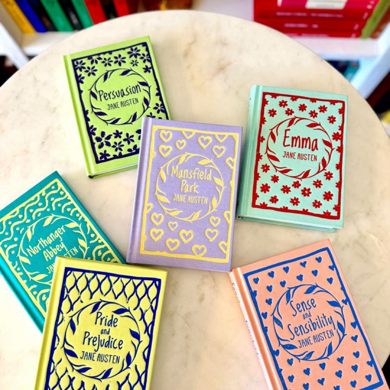 COMPLETE SET Jane Austen Clothbound Collection | Pocket Collector’s Editions with Embossed Cover Designs | Excellent Condition