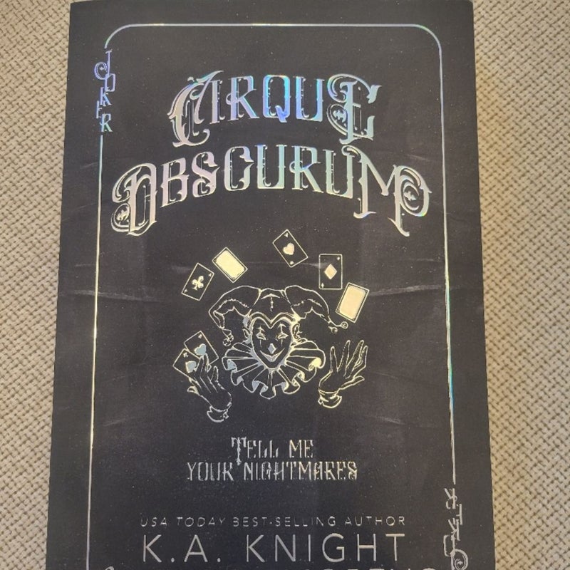 Cirque Obsurum website exclusive holo paperback 