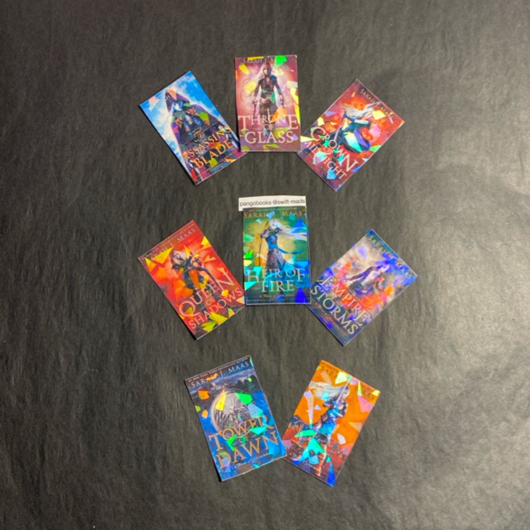 Throne of Glass Mini Holo Stickers