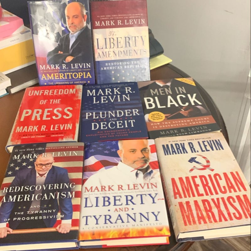 Mark Levin Lot of 8 books