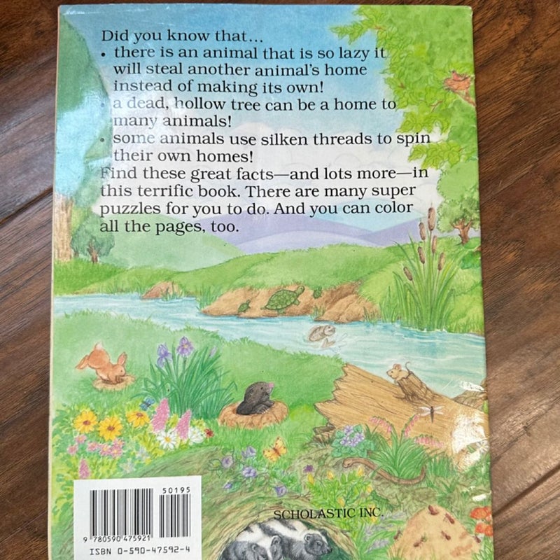 Animals and Their Homes Activity Book