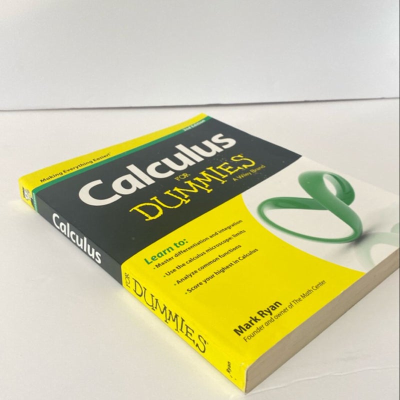 Calculus for Dummies®