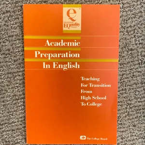 Academic Preparation in English