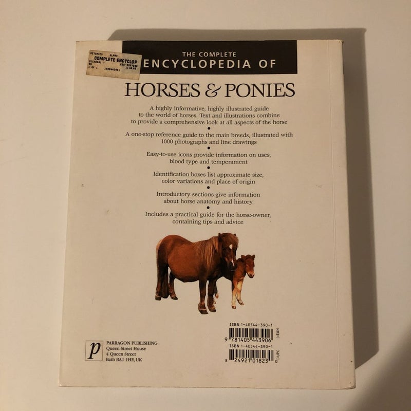 The Complete Encyclopedia of Horses and Ponies 