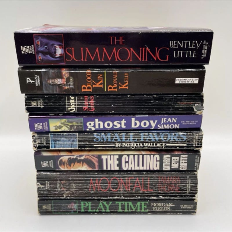 Lot of 8 Zebra Horror Vintage Paperbacks from Hell Rare Mass Market 80s