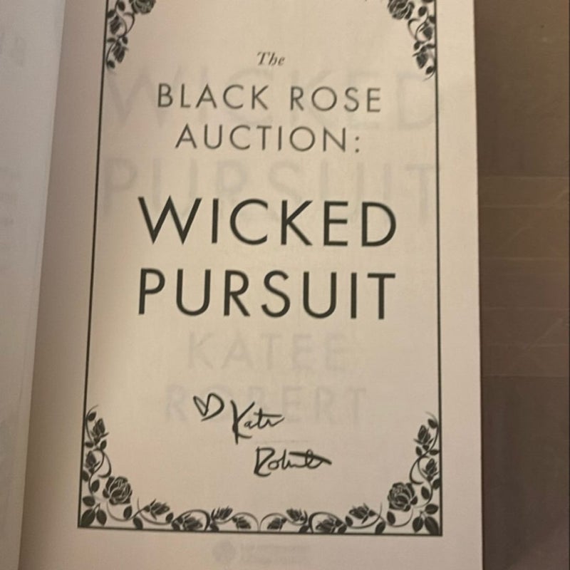 Wicked Pursuit and Divine Intervention DELUXE EXCLUSIVE EDITION SIGNED BY KATEE ROBERT