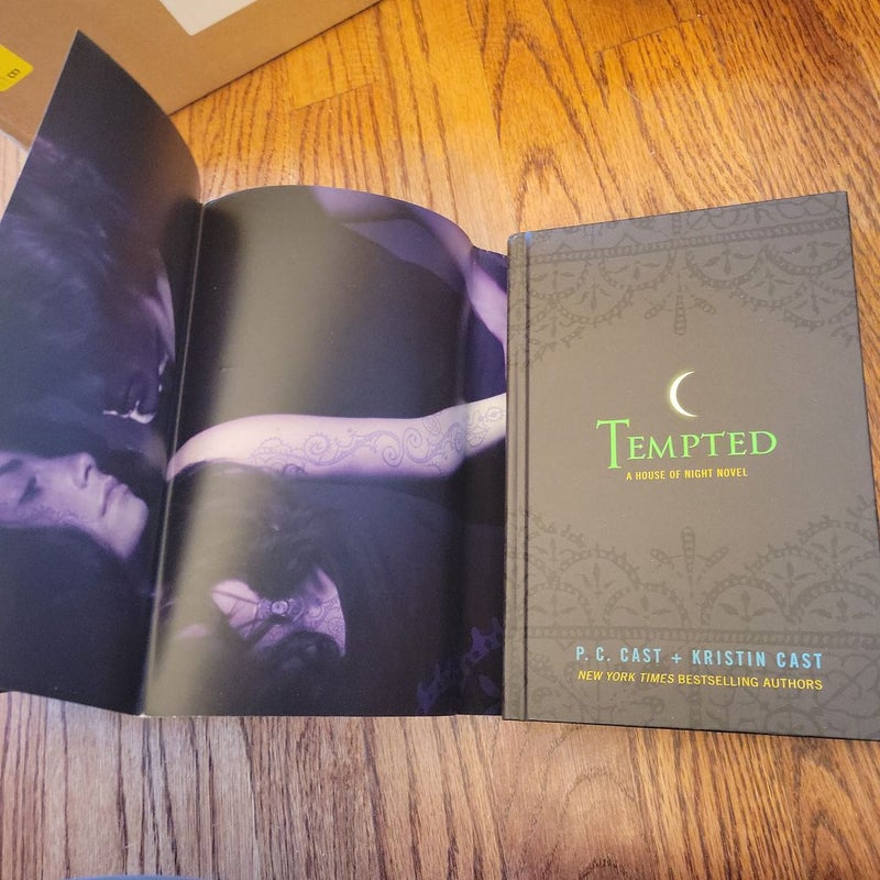 Tempted ( First Edition) Reversible Dust Jacket Design on Hardcover