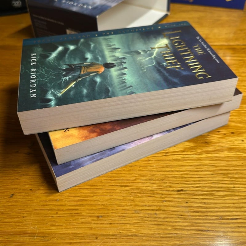 The Percy Jackson and the Olympians Pbk 3-Book