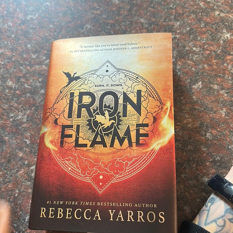 Iron Flame special edition by Rebecca Yarros, Hardcover