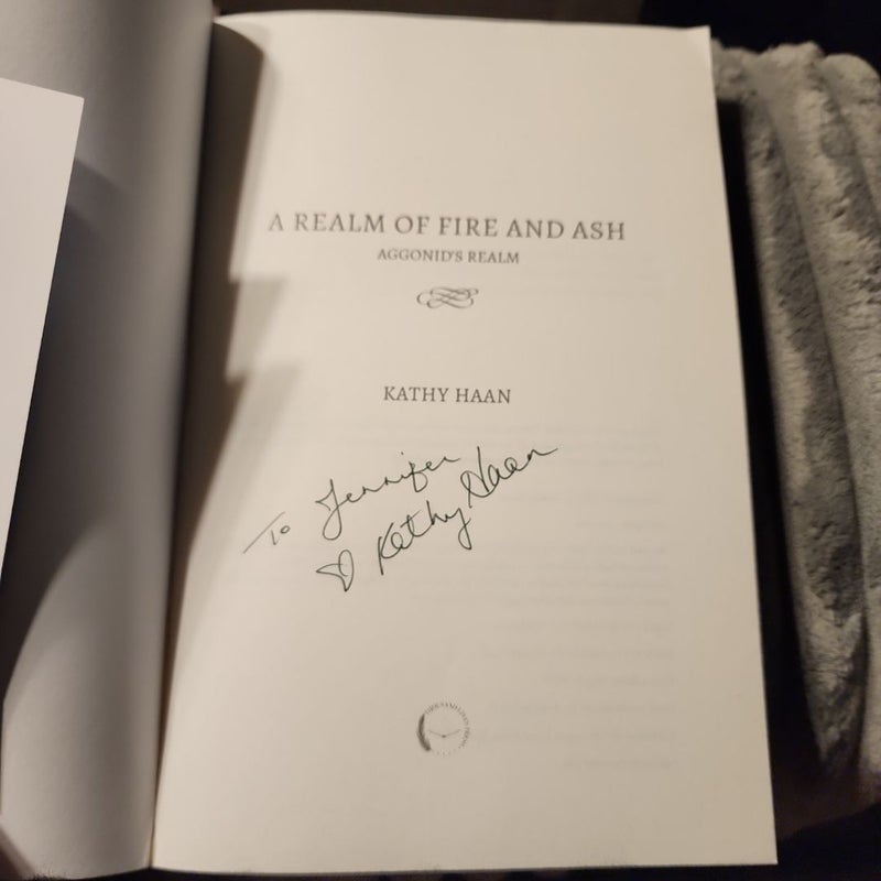 A Realm of Fire and Ash (signed & personalized)