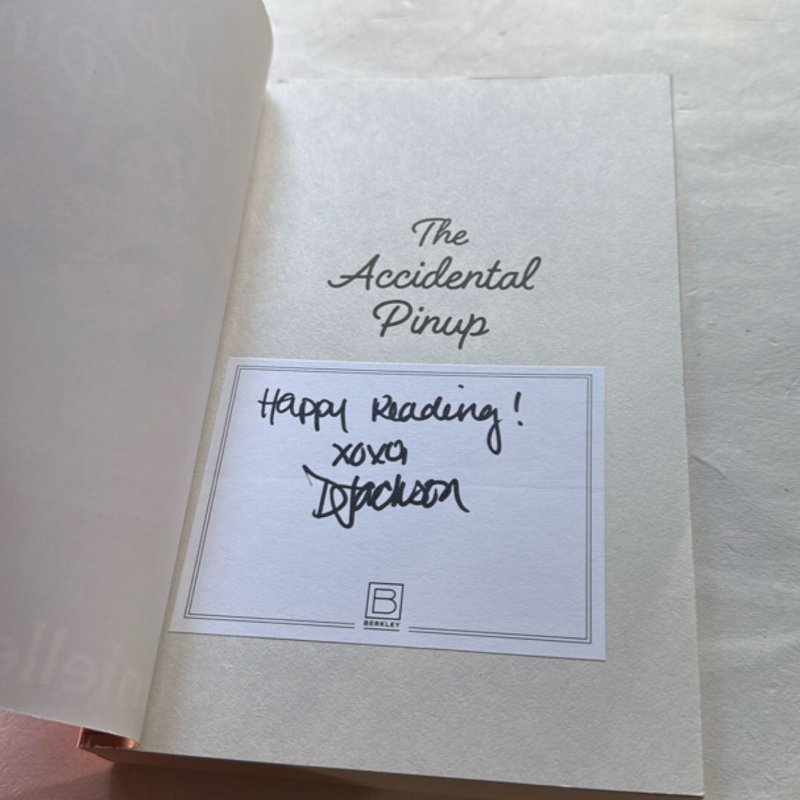 The Accidental Pinup - signed bookplate