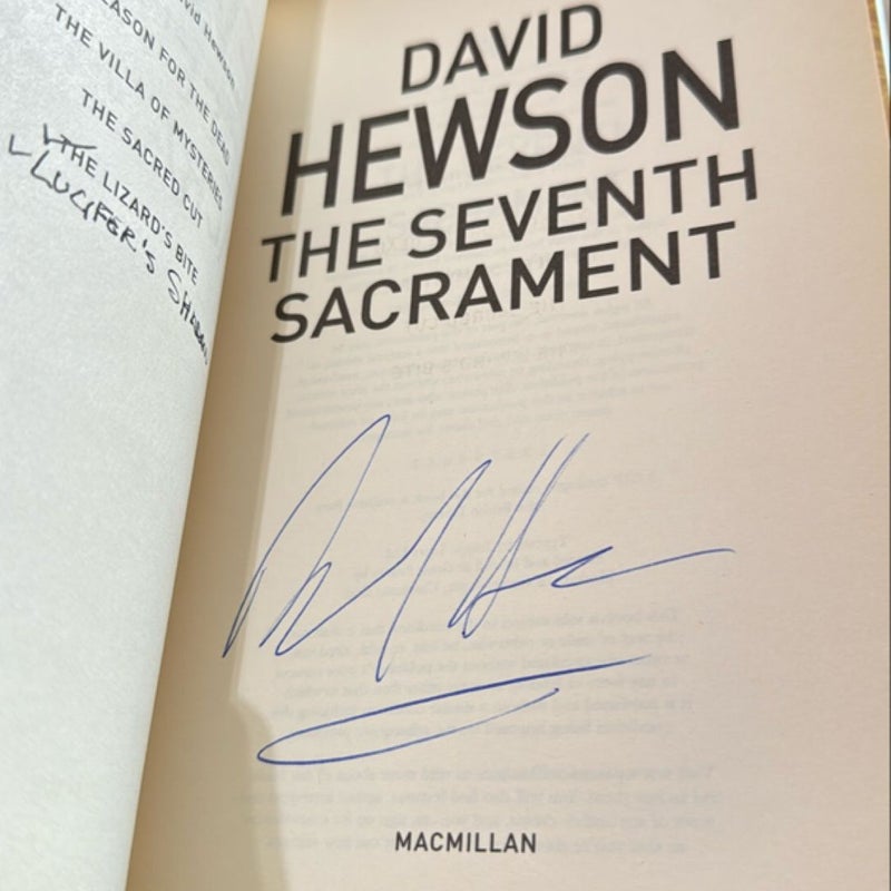 The Seventh Sacrament SIGNED